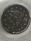 1849 Large Cent Braided Hair Coin Nice Original Condition Icg Fast Shipping