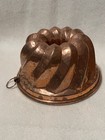 Vintage Htf Heavy French Tinned Copper Kouglof gugelhupf bundt Cake 6-1 2    Mold
