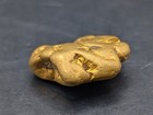      20k - 22k Gold Placer Nugget 2 4 Grams Nice Big Chunky Shiney Nugget     