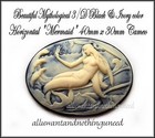 12 Fantasy Hz Mermaid Cameos  3 Of Each  40mm X 30mm Costume Jewelry Craft Cameo