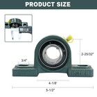 Pillow Block Bearing 1  Shaft Pack Of 2 Cast Iron Self-aligning