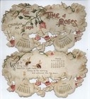 The Time Of Roses Calendar For 1898  Five Panels  Complete  R  Tuck