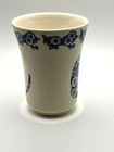 Vintage Calico Cat Porcelain Tumbler Cup Floral Norma Sherman Royal Crownford