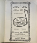 Milk And Honey Souvenir Program  Robert Weede  Molly Picon  Saunders  Rall  1963