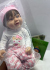 Assistex Reborn Baby Doll 22  Lifelike Therapy Doll For Adults With Picture Book
