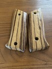 Ruger Mark I Jay Scott Zebra Wood Grips A54 Grip Pre 71 Mark 1 Vintage Excellent