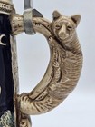 Vintage German Great Hunters Lidded Beer Stein Numbered 1739 Fox Handle 10 5 
