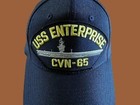 Uss Enterprise Cvn-65 Navy Ship Hat U s Military Official Ball Cap U s a Made