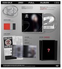 K-pop G I-dle 2nd Full Album 2 Jewel Random Ver  Cd book p card lyric Paper gift