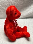Ty Beanie Babies Kiss-e The Bear Red 2002 Stuffed Animal Plush New