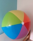 Huge Inflatable Beach Ball 4 33 Feet   rainbow Colors  Big Inflatable