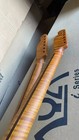 21 Fret Tiger Flame Roasted Maple Guitar Neck Nitro Satin For Diy Fender Tele