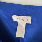 Sz 22 24 Cacique Blue Maxi Slip Dress Babydoll Whimsigoth Y2k 90s Evening