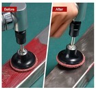 25pcs 3 In Fine Roll Lock Surface Conditioning Die Grinder Sanding Grinding Disc
