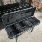 Blue Hard Shell Electric Guitar Case  Lockable With Key For Strats And Teles