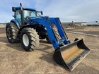 2009 New Holland T7060 Mfwd Diesel Tractor Loader Utility Ag Farm Aux Qc Bidadoo
