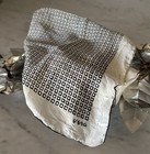 Vintage Vera Neumann Black-and-white Silk Scarf - Hand Rolled Edges