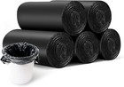 Trash Bags  100ct Black Trash Can Liners 4gal  Heavy Duty Kitchen Garbage Bags