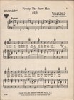 1950 Frosty The Snow Man Vintage Christmas Sheet Music Classic X-mas Song