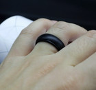 4 Pack Men Women Silicone Wedding Engagement Ring Rubber Band Gym Sports Us
