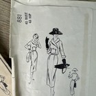 Vintage 1955 Vogue Couturier 881 Dress Pattern Bust 40 Hip 43 Rare Size