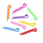 50 Mixed Color Plastic Bobby Pin Hair Pin Clip 45mm With Pad Hair Accessories