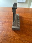 Old Antique Cast Iron Metal Bookend Architecture Of Columns