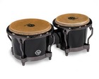 Lp Limited Edition Mango Bongo Set - Piano Black W black Nickel Hardware