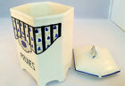 Austrian Porcelain Antique Prune Jar -19th Century- One Of A Kind-great Cond