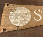 Vintage Pennant Staten Island Zoo New York 26   x8    Brown Souvenir