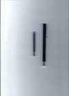Parker Vector  Black Cartridge Fountain Pen Medium Steel Nib   Blue Cartridge