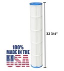 New Pool Filter Cartridge 4 Pack Replacement For Pentair Quad De 100 - Usa Made