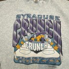 Syracuse Crunch Sweatshirt Xl 1995 Vintage Gray Mens Minor League Hockey