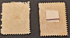 Costa Rica 1863 Issue Surcharged 2 Cts   10 Cts Unused No Gum As Illustrated 