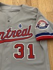 Vintage Montreal Expos Game Used Jersey Rawlings Size 46  31 Martinez Team Issue