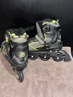 Roller Derby 8 Elite Series Q60 Gold-7 Inline Skates 80mm Aluminum Yellow Black