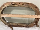 Vintage Chris Craft Brass Porthole 1954 Large 17 5    Oval Helmsman   Hallmarks