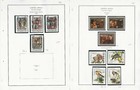 Central Africa Stamp Collection On 7 Steiner Pages  1984-1990 Airpost  Jfz