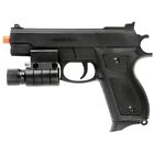Airsoft Tactical Spring Pistol Hand Gun W  Laser Sight Led Flashlight 6mm Bbs Bb