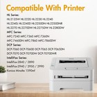 4 Tn450 Toner Cartridge For Brother Tn-450 Tn420 Mfc-7360n 7860dw Hl-2270dw 2240