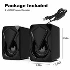 Usb Powered 3 5mm Aux Multimedia Speakers With Colorful Led Lights For Desktop