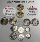 2023 Canada 12 Coin Set Queen Collector Edition   1st King Charles Uncirculated