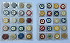 Lot Of  160  Vintage Poker Casino Gambling Multicolor Clay   Composition Chips 
