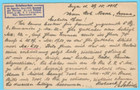 Latvia 1918  German Occup  Ober Ost  Postcard Riga Censored Uk 5487