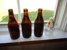 4 Vintage Miller High Life   Lite 12oz Brown   7oz Glass Miller Beer Bottles Lot