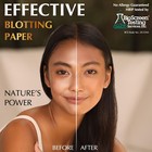  Natural Oil Blotting Sheets For Face With Bamboo Charcoal - 25  Larger - 6pk   