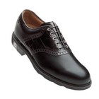 Footjoy Icon Black Croc Pattern Saddle Golf Shoes 52054 New 8 1 2 M