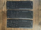Lot Of 3 Logitech K270 Wireless Keyboard no Battery Cover full-size for Windows
