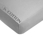 100  Natural Cotton Fitted Crib Sheet 52  X 28  - Soft  Breathable  Hypoaller   
