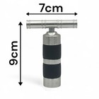 Aluminum Alloy Compressor Presser T  Shaped Handle Tobacco Herb Press Squeezer